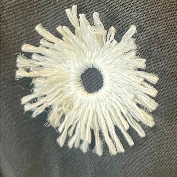 Talbots Black and white daisy Sleeveless Dress Sz6 flounce‎ hem - Picture 4 of 8